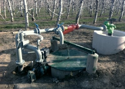 Station de filtration agricole avec filtre pour motopompe