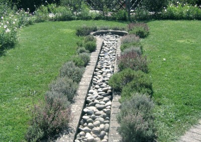 private fountain and calade in Provence